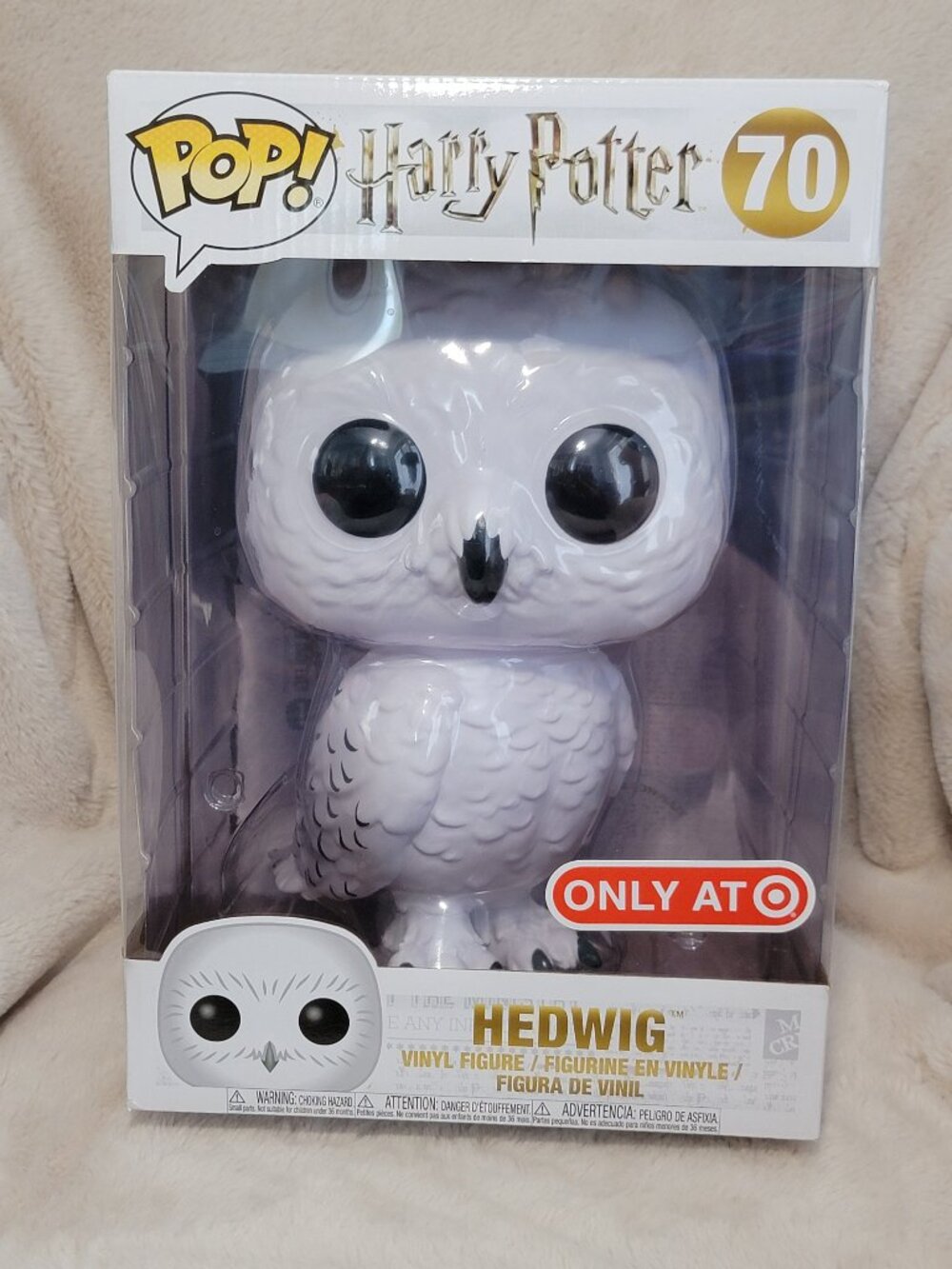 Funko Pop! Vinyl Jumbo 10 in: Harry Potter - Hedwig 10" - Target Exclusive MIB